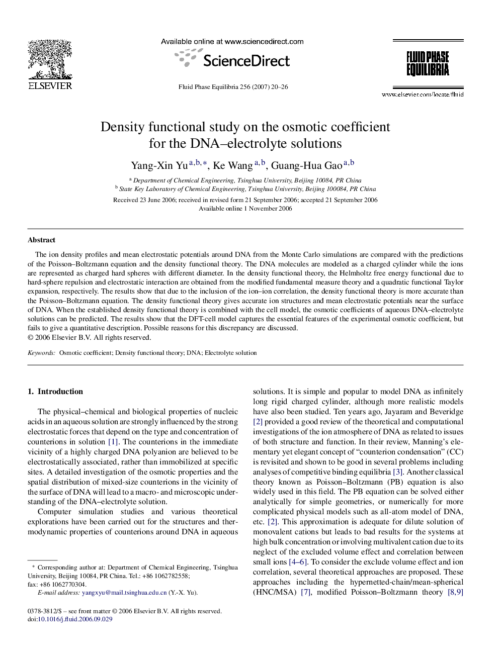 Density functional study on the osmotic coefficient for the DNA–electrolyte solutions