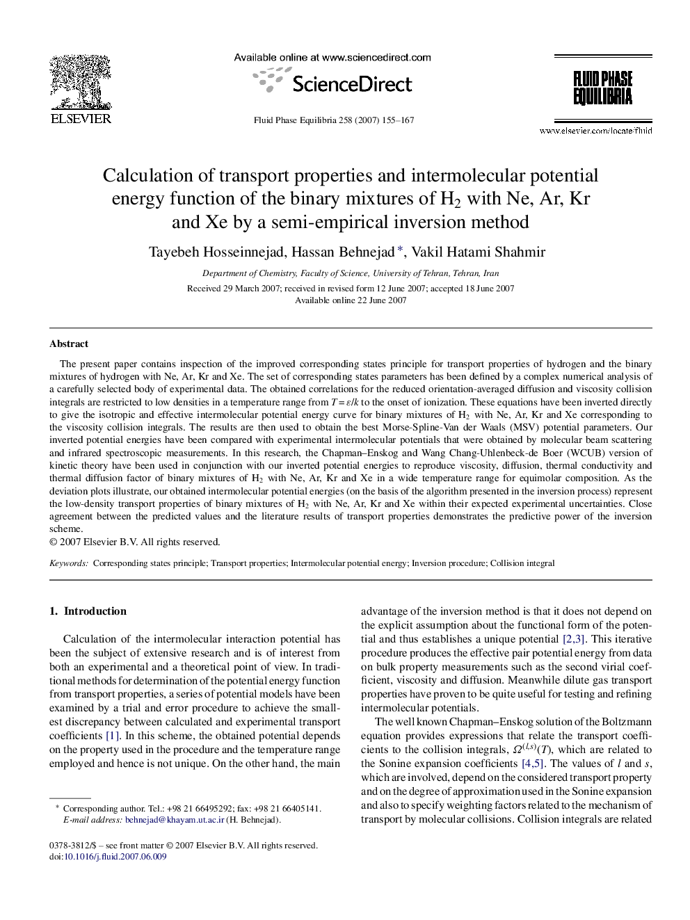 Calculation of transport properties and intermolecular potential energy function of the binary mixtures of H2 with Ne, Ar, Kr and Xe by a semi-empirical inversion method