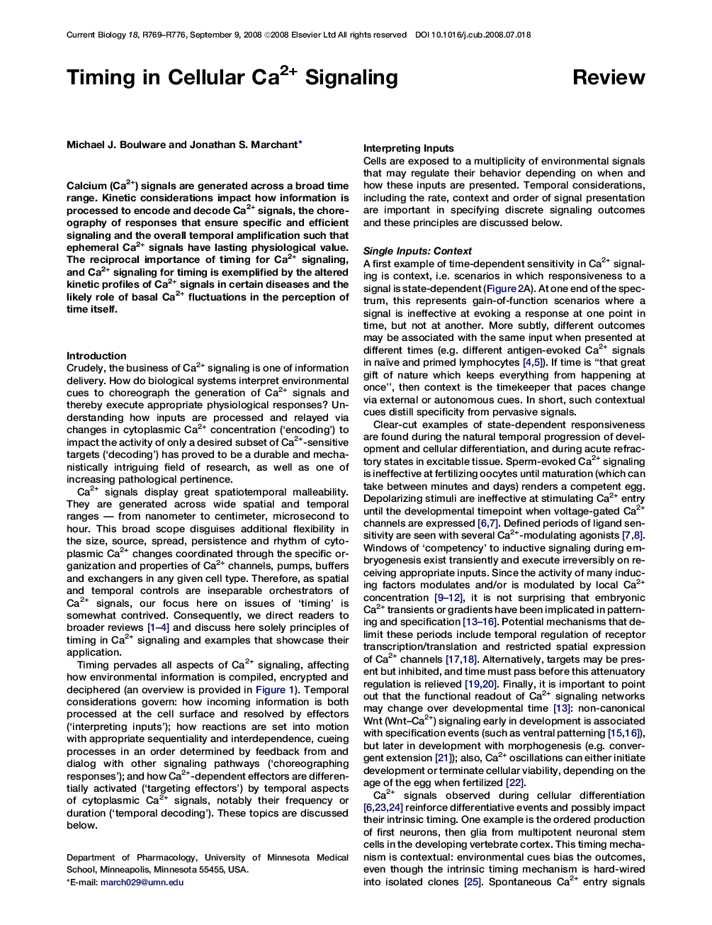 Timing in Cellular Ca2+ Signaling