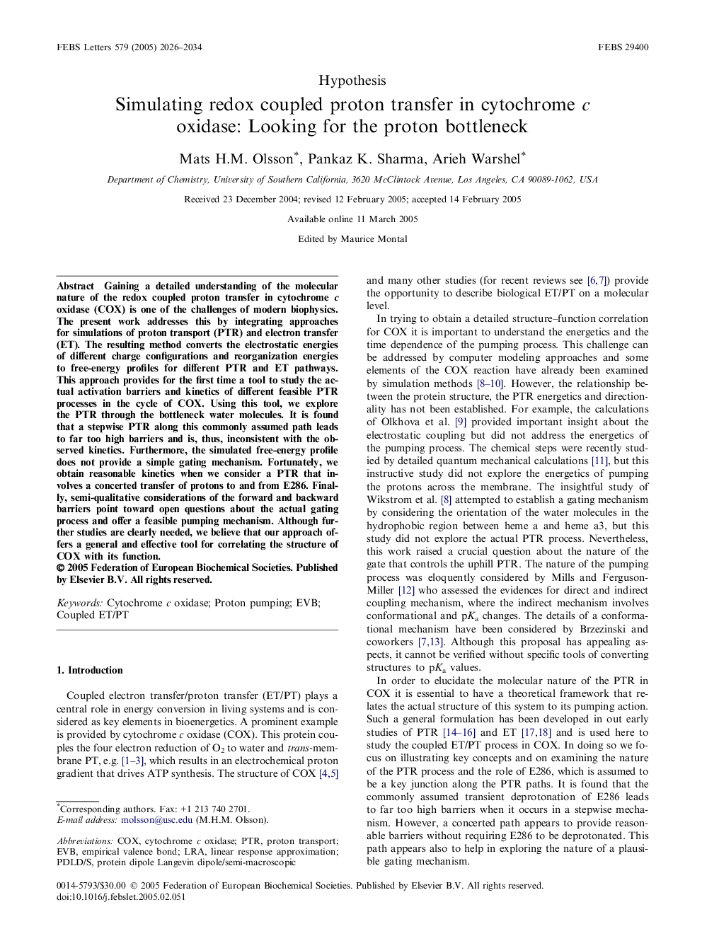 Simulating redox coupled proton transfer in cytochrome c oxidase: Looking for the proton bottleneck