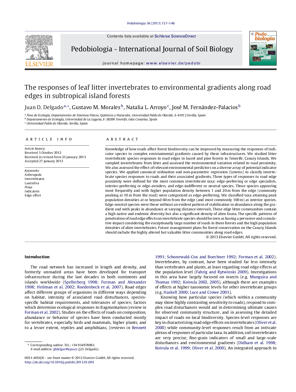 The responses of leaf litter invertebrates to environmental gradients along road edges in subtropical island forests