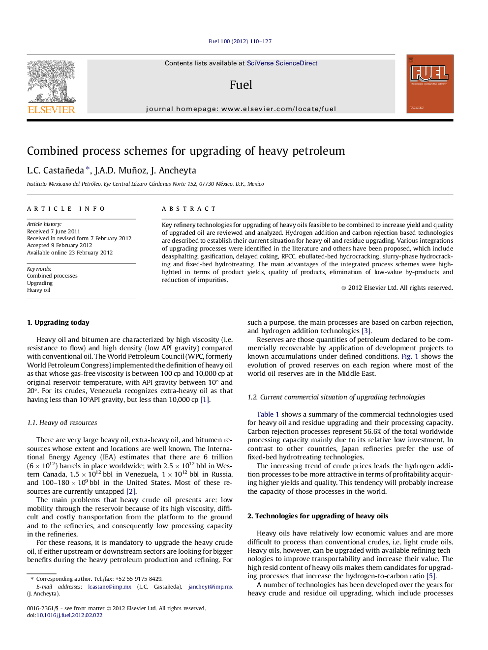 Combined process schemes for upgrading of heavy petroleum