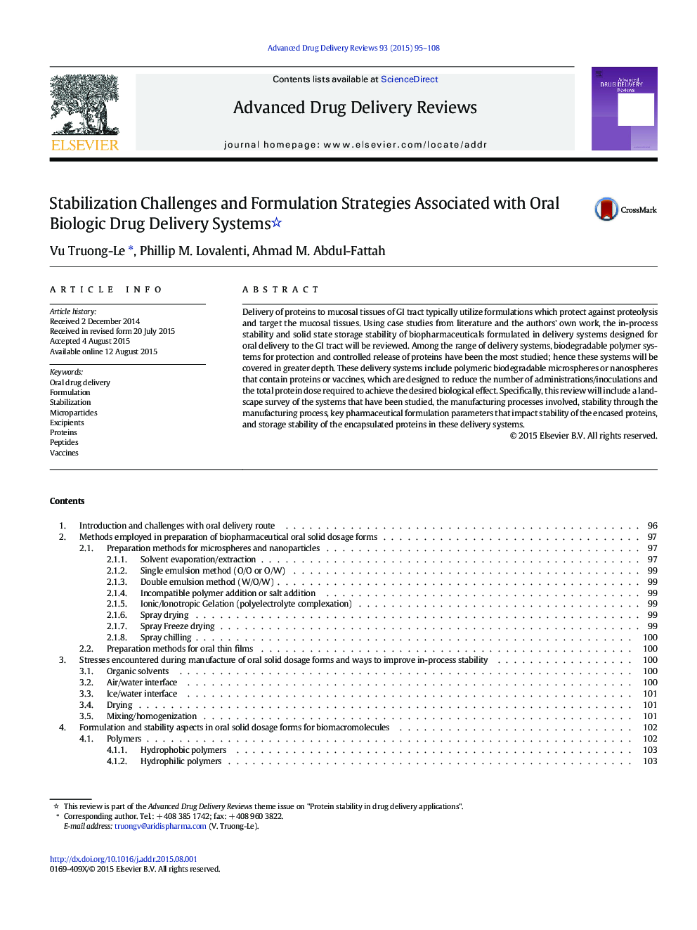 Stabilization Challenges and Formulation Strategies Associated with Oral Biologic Drug Delivery Systems 