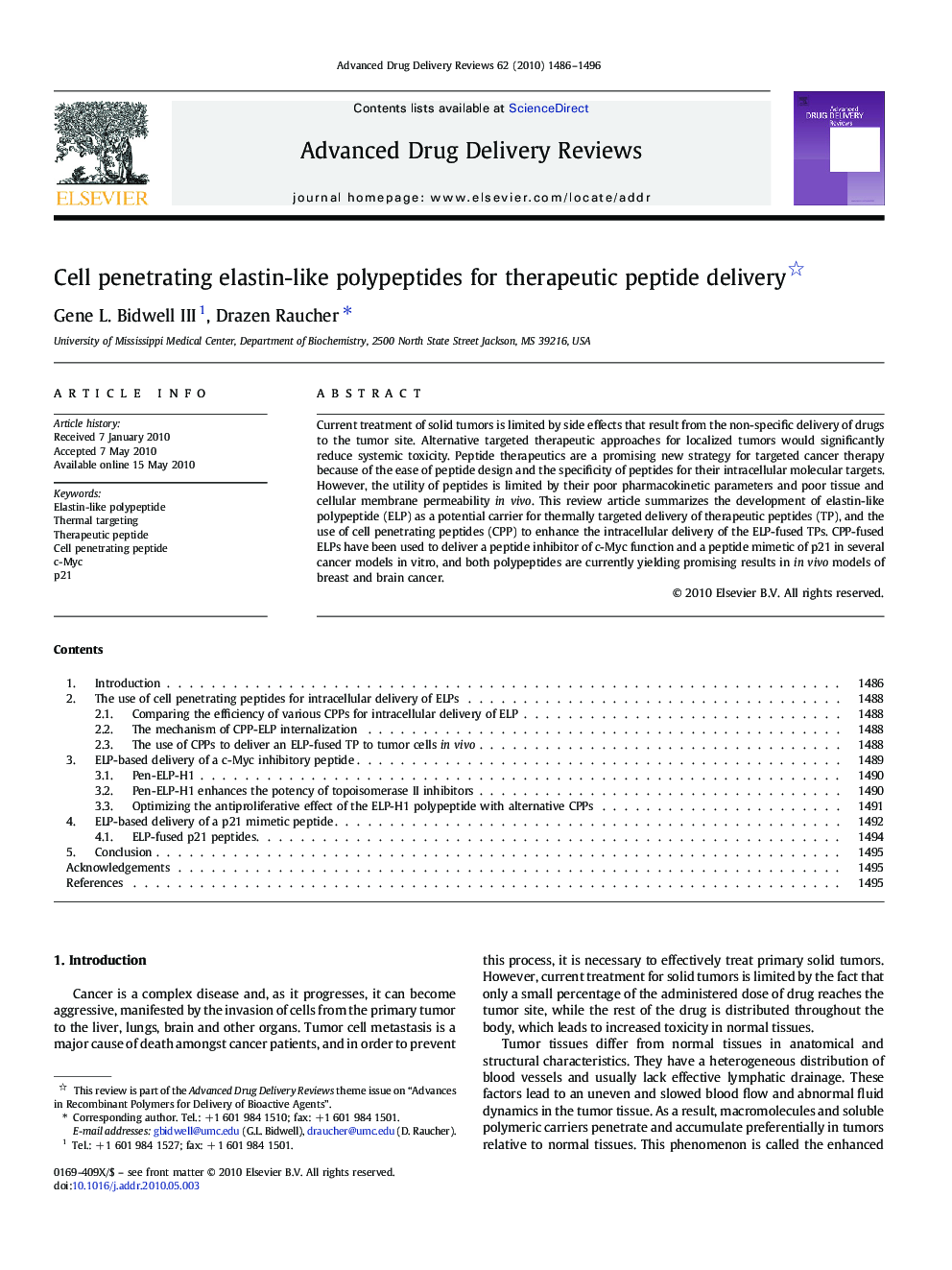 Cell penetrating elastin-like polypeptides for therapeutic peptide delivery 