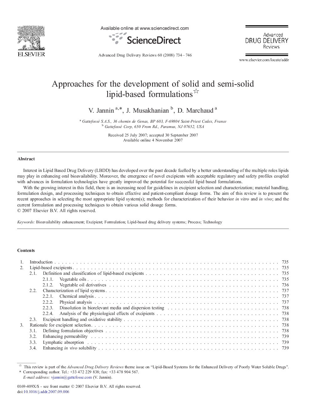 Approaches for the development of solid and semi-solid lipid-based formulations 