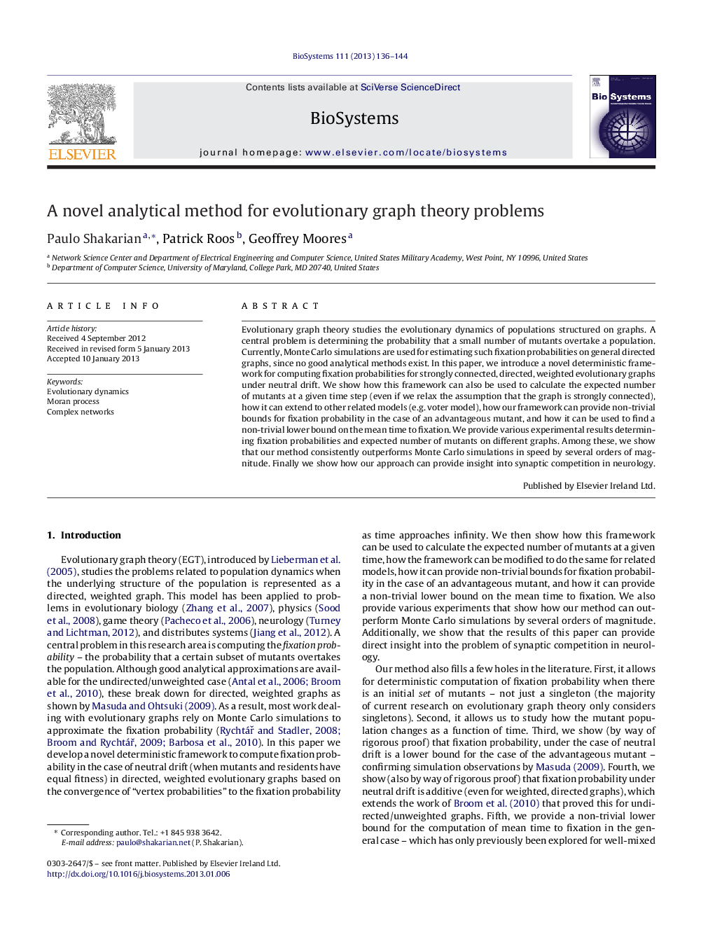 A novel analytical method for evolutionary graph theory problems