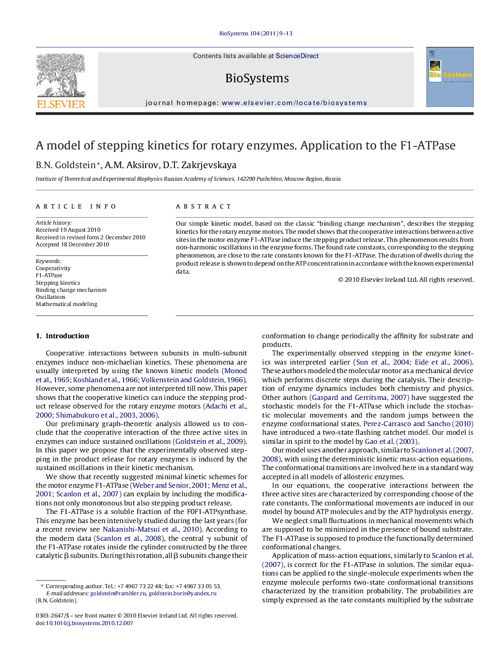 A model of stepping kinetics for rotary enzymes. Application to the F1-ATPase