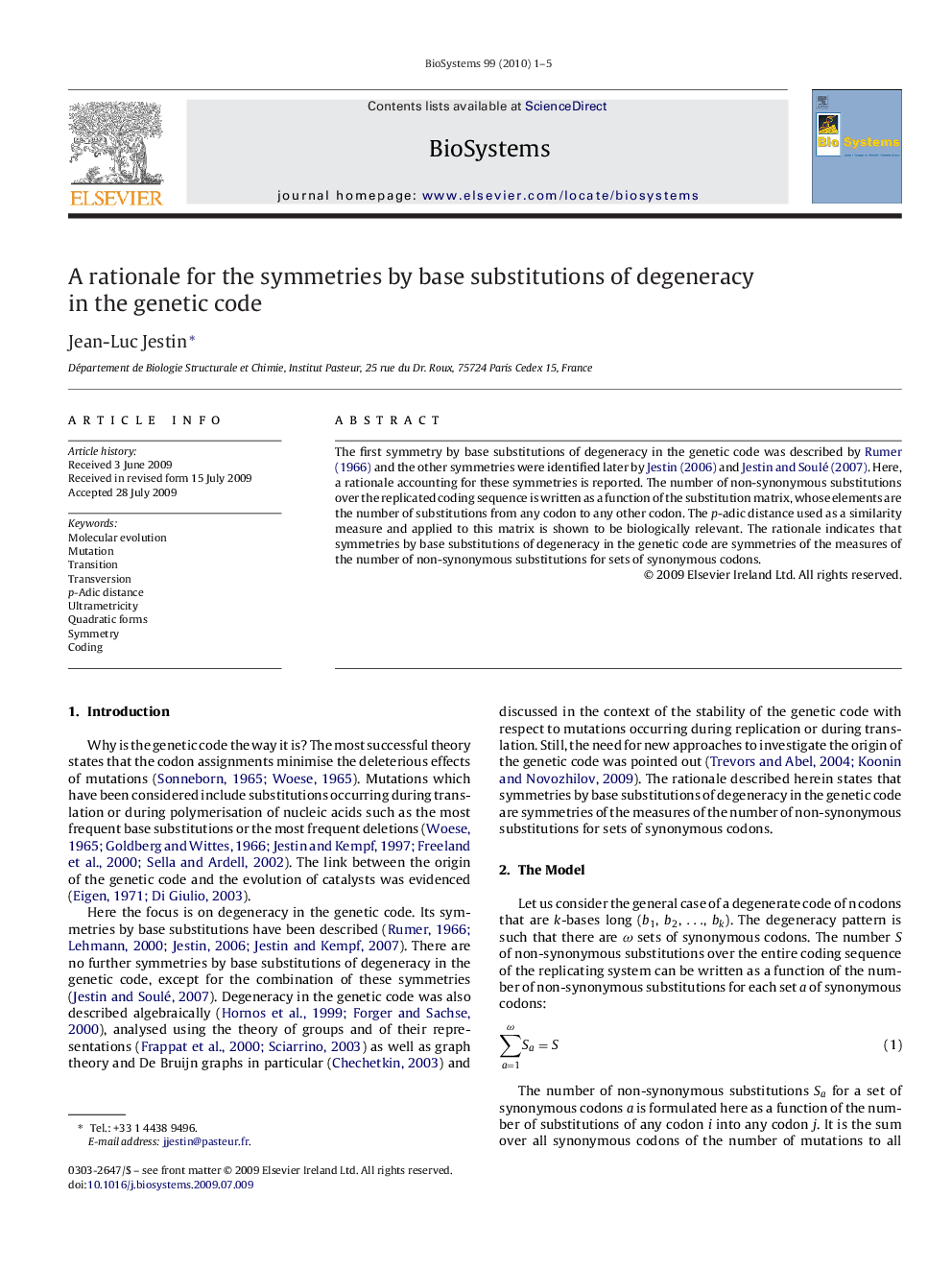 A rationale for the symmetries by base substitutions of degeneracy in the genetic code