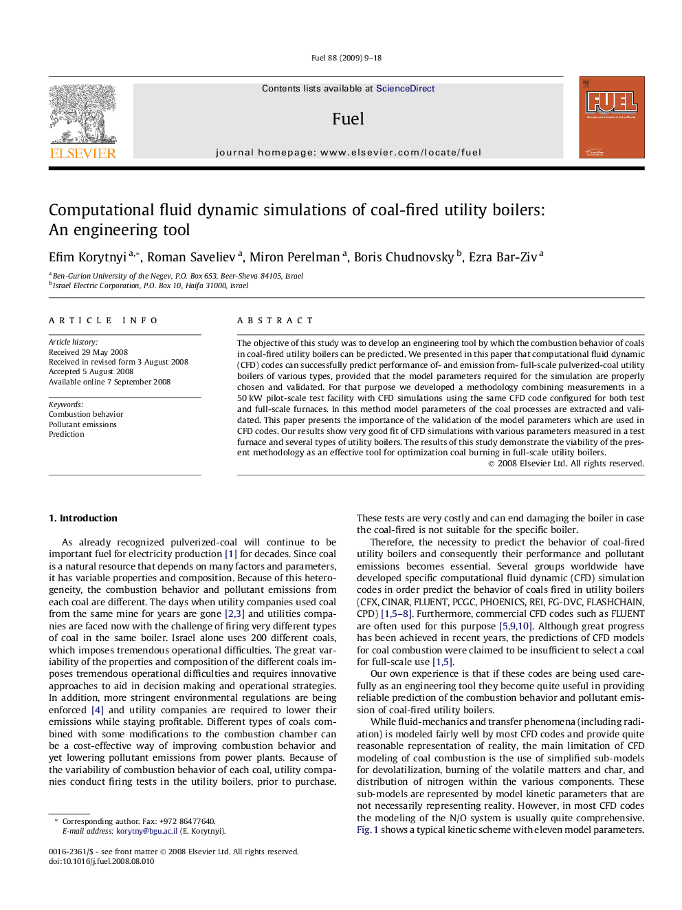 Computational fluid dynamic simulations of coal-fired utility boilers: An engineering tool