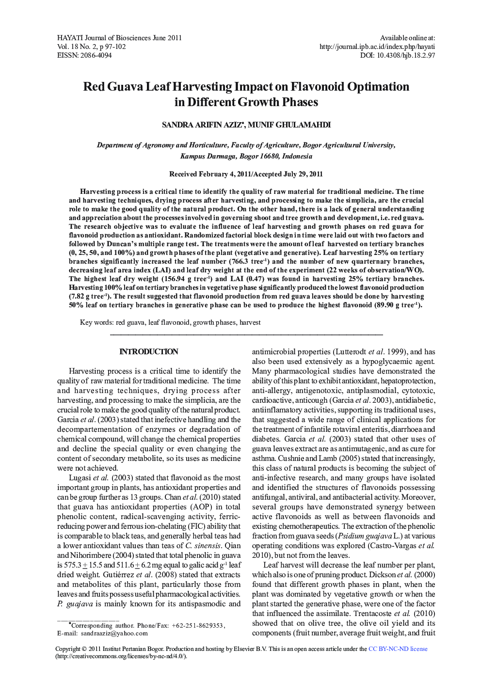 Red Guava Leaf Harvesting Impact on Flavonoid Optimation in Different Growth Phases