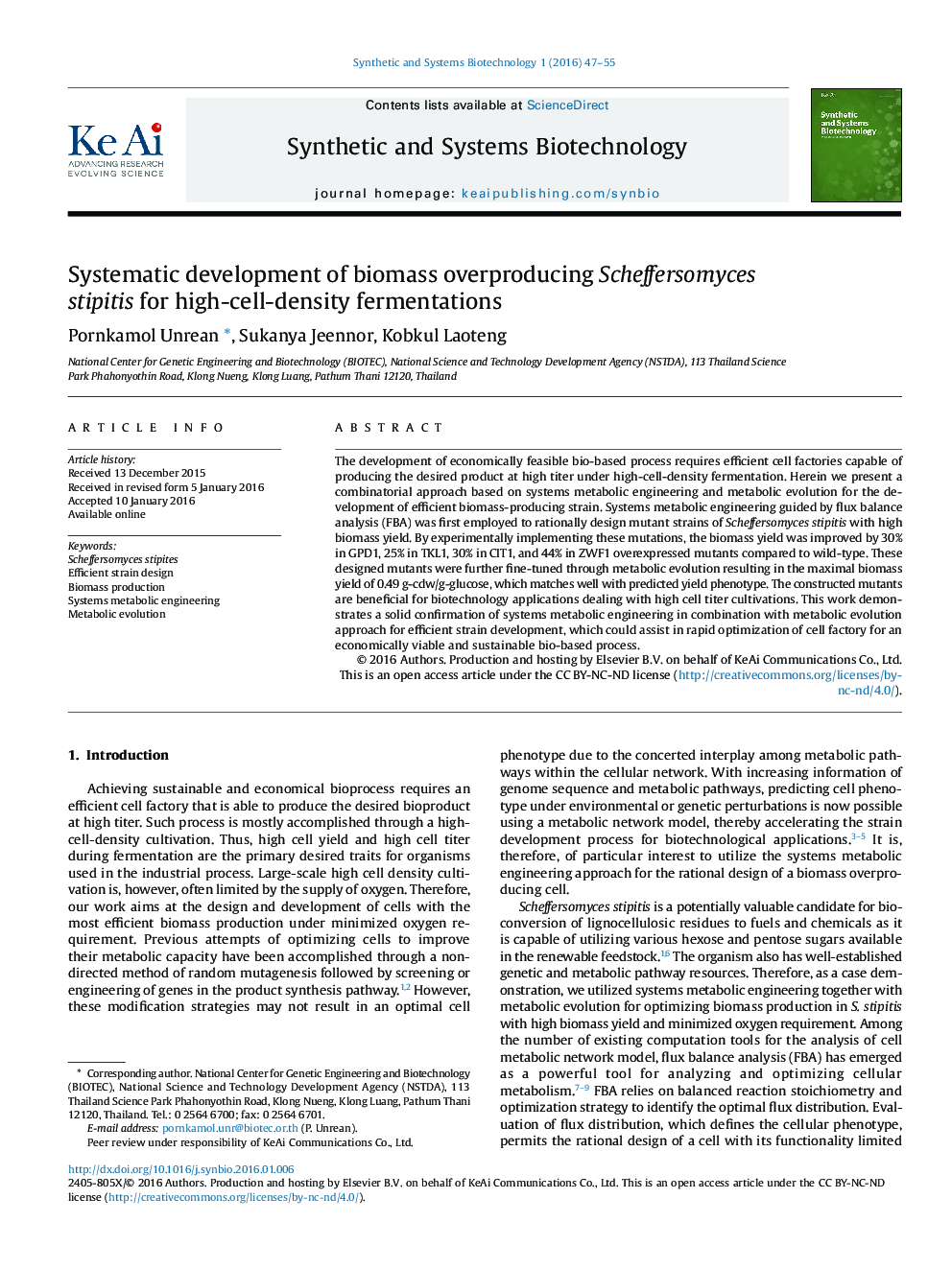 Systematic development of biomass overproducing Scheffersomyces stipitis for high-cell-density fermentations 