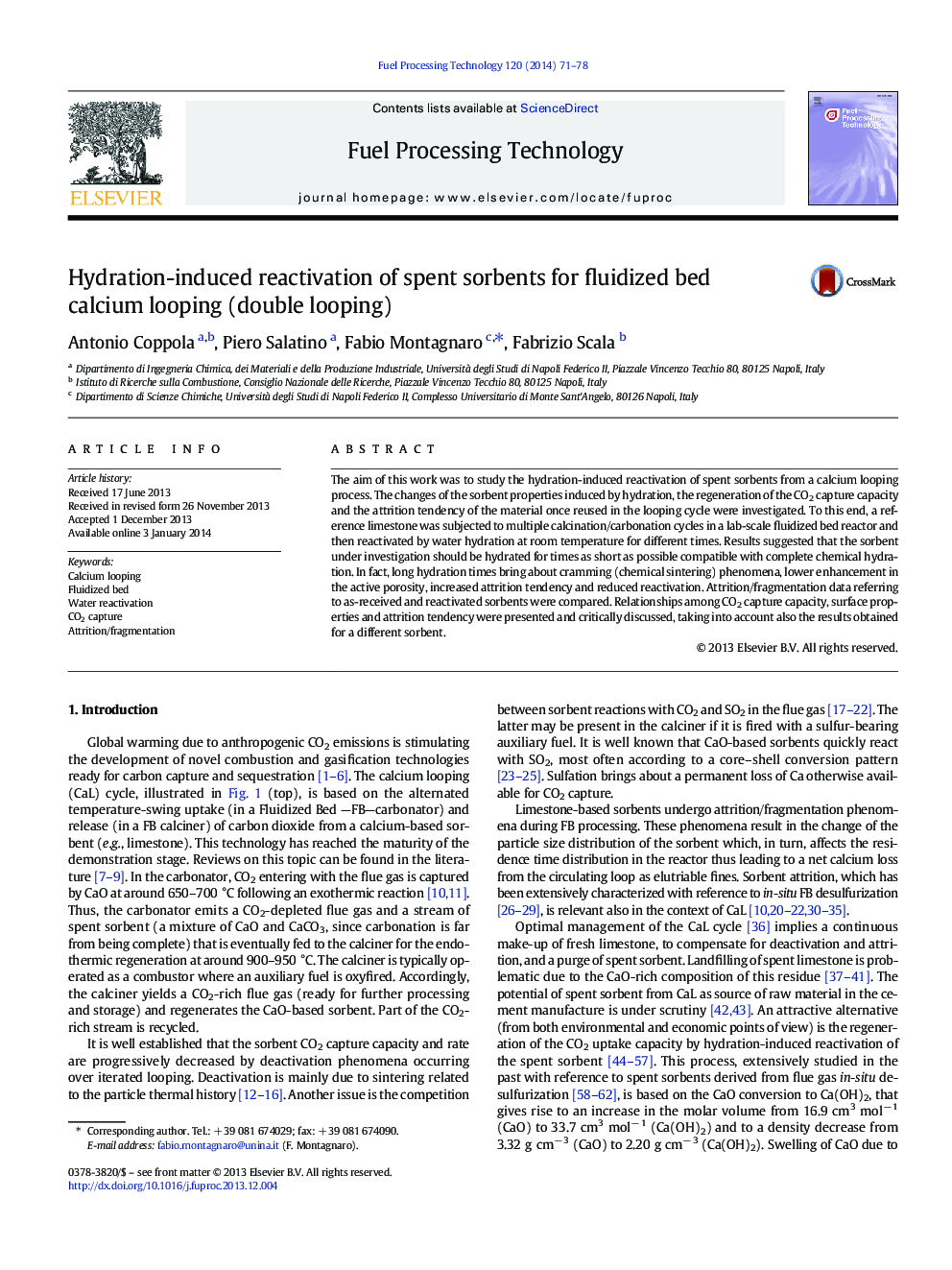 Hydration-induced reactivation of spent sorbents for fluidized bed calcium looping (double looping)