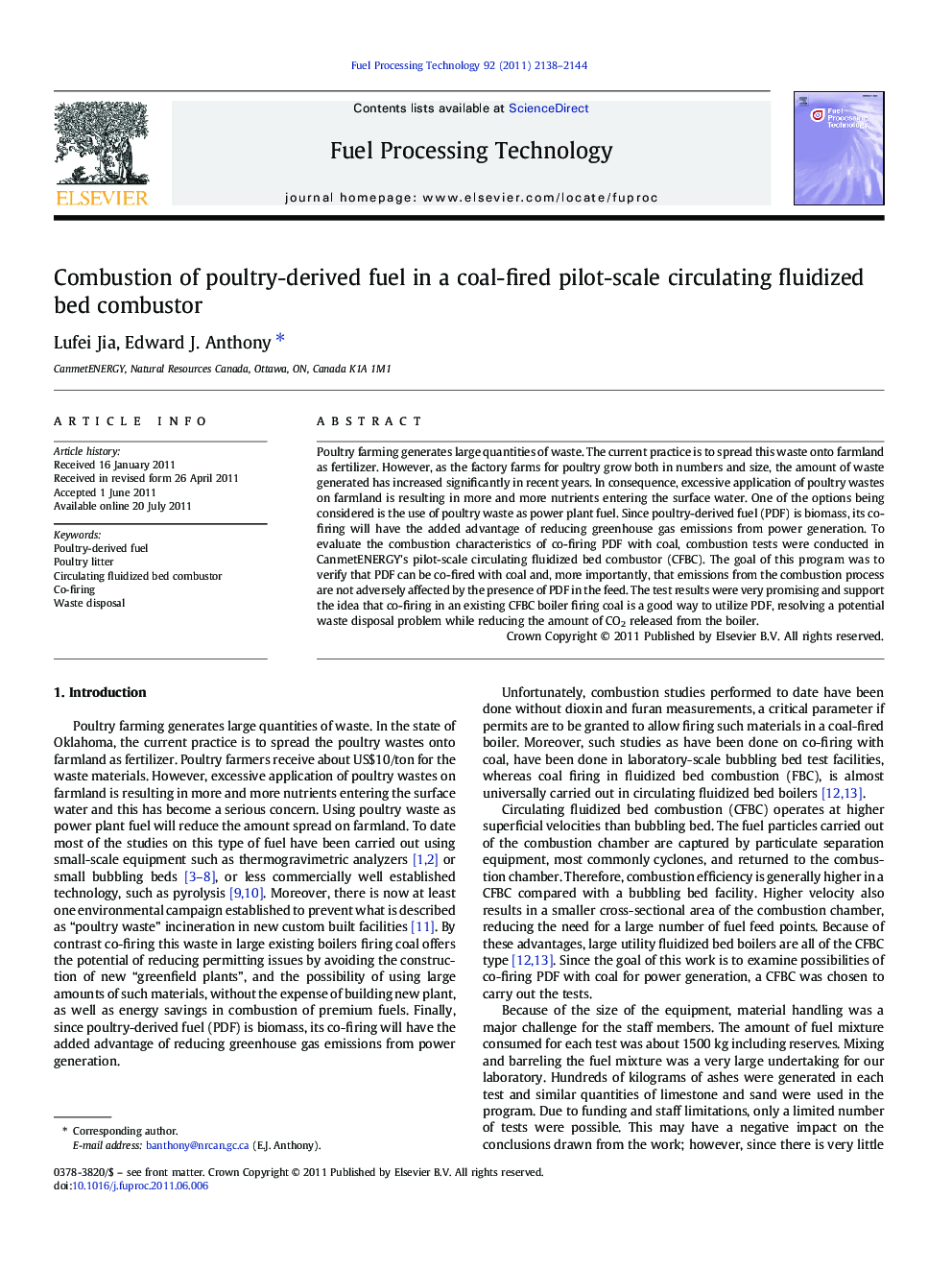 Combustion of poultry-derived fuel in a coal-fired pilot-scale circulating fluidized bed combustor