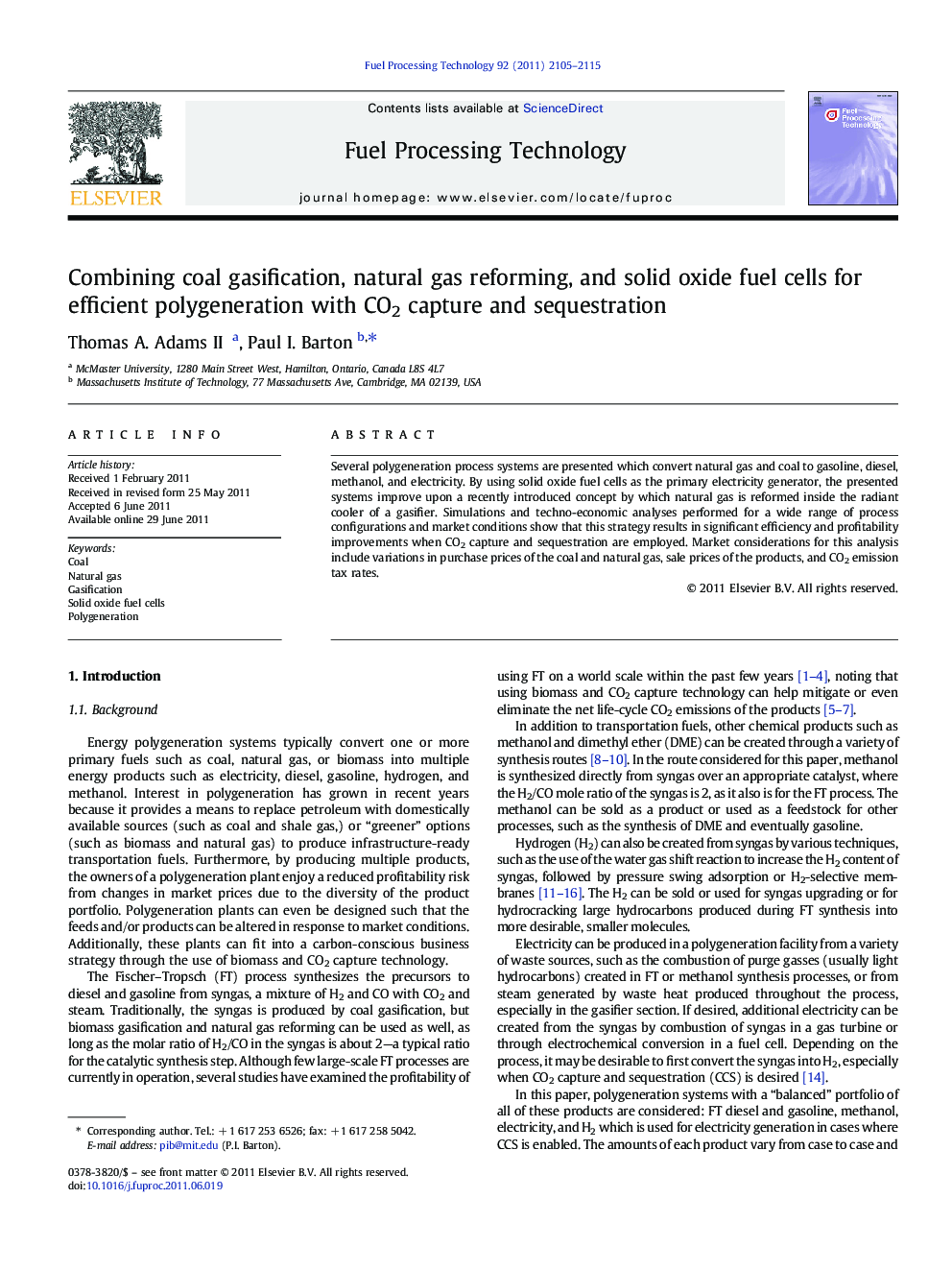 Combining coal gasification, natural gas reforming, and solid oxide fuel cells for efficient polygeneration with CO2 capture and sequestration