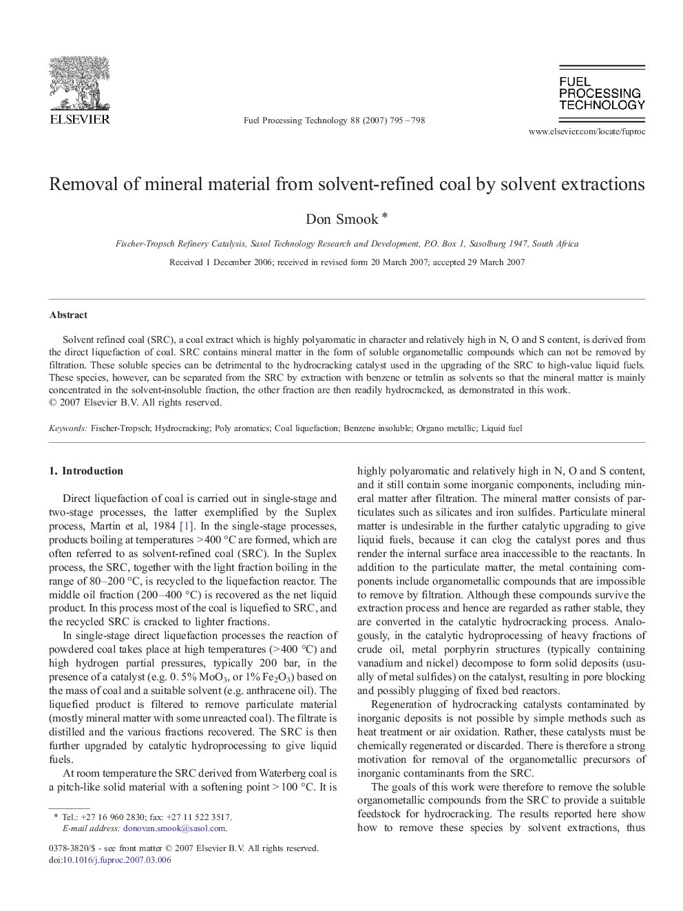 Removal of mineral material from solvent-refined coal by solvent extractions