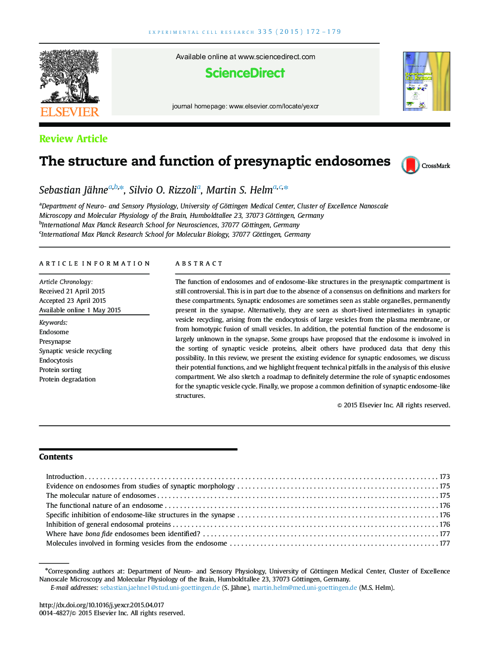 ساختار و عملکرد آندوسوم های پیشینپتیک 