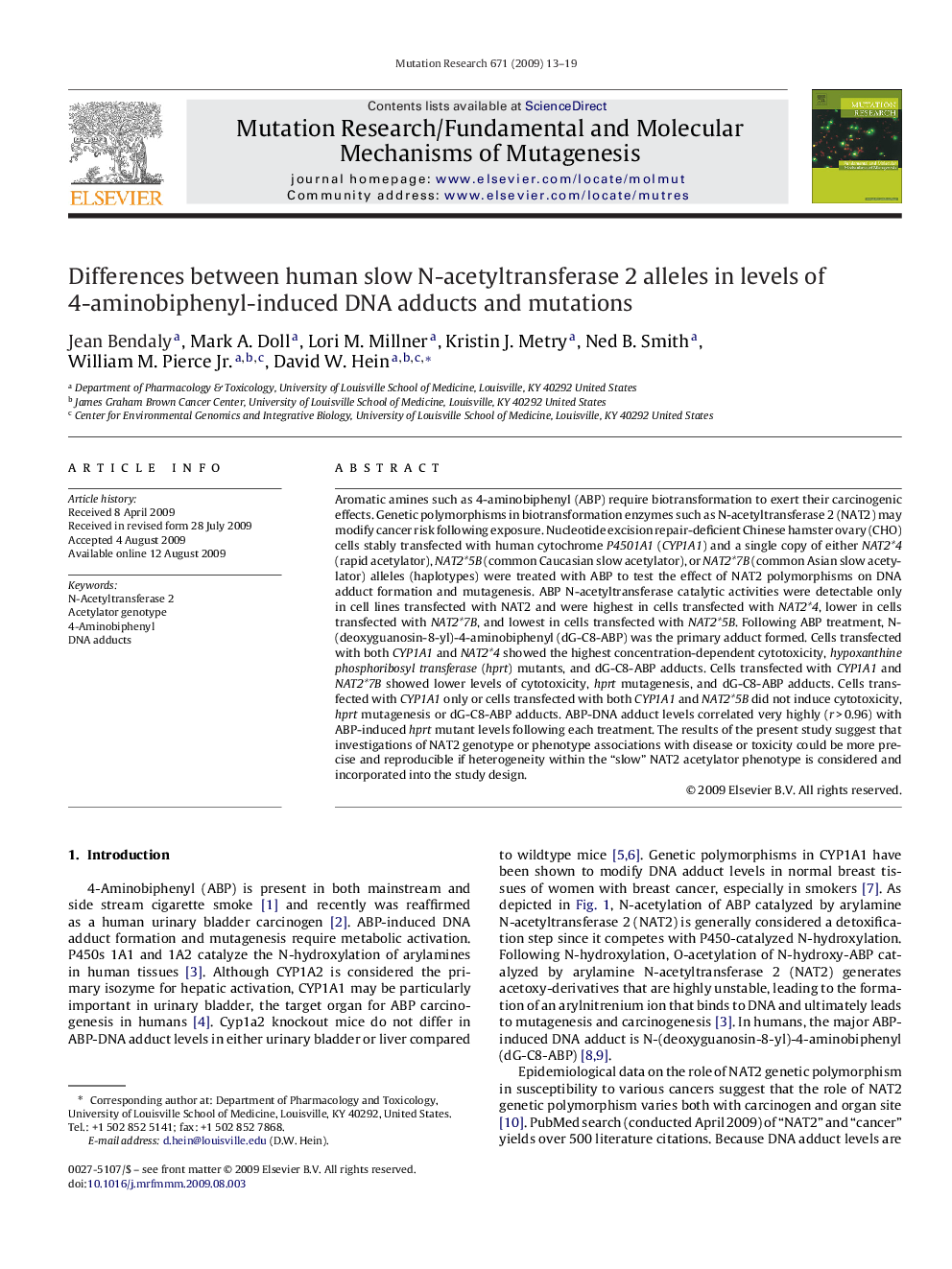 Differences between human slow N-acetyltransferase 2 alleles in levels of 4-aminobiphenyl-induced DNA adducts and mutations