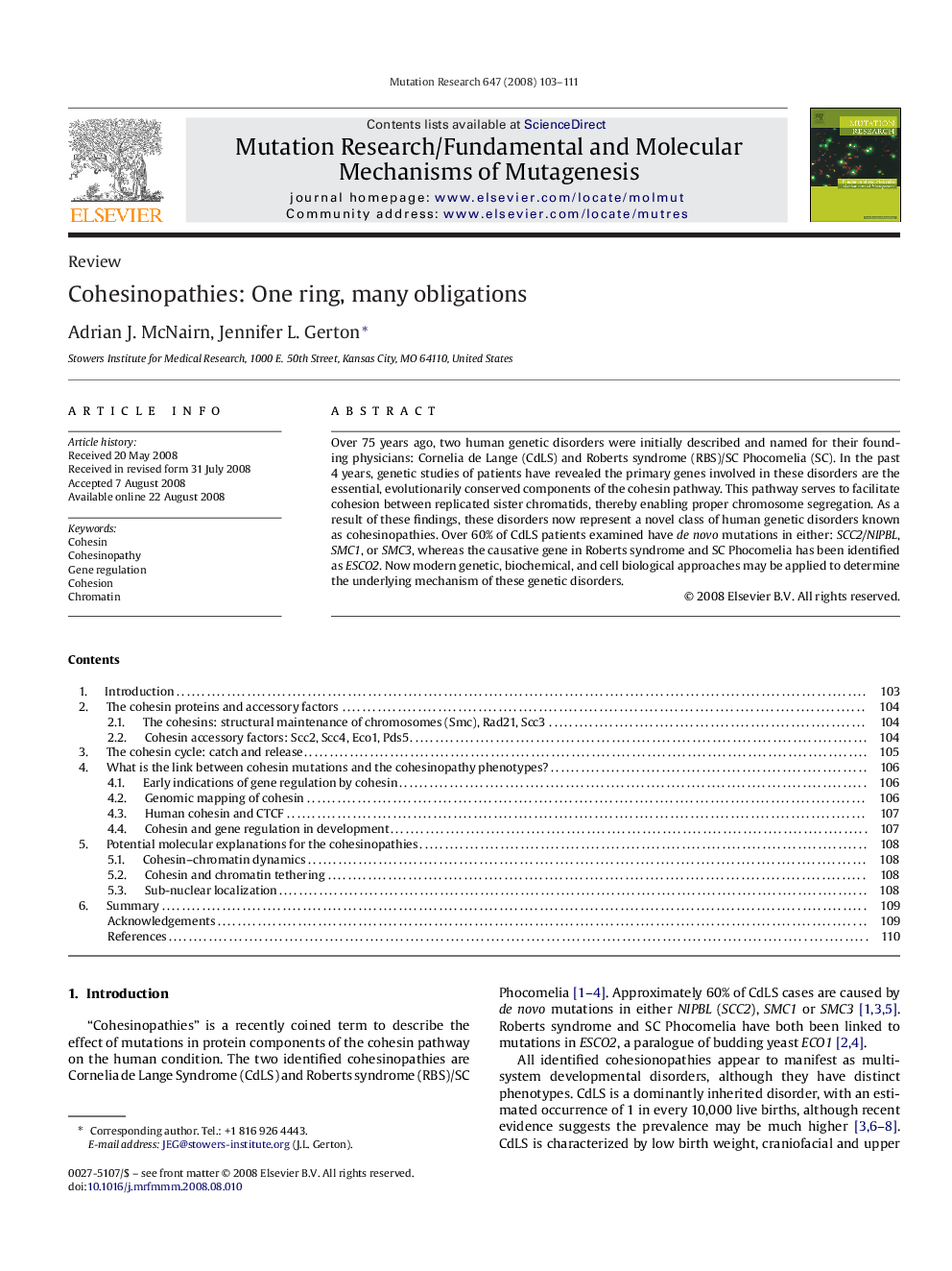 Cohesinopathies: One ring, many obligations