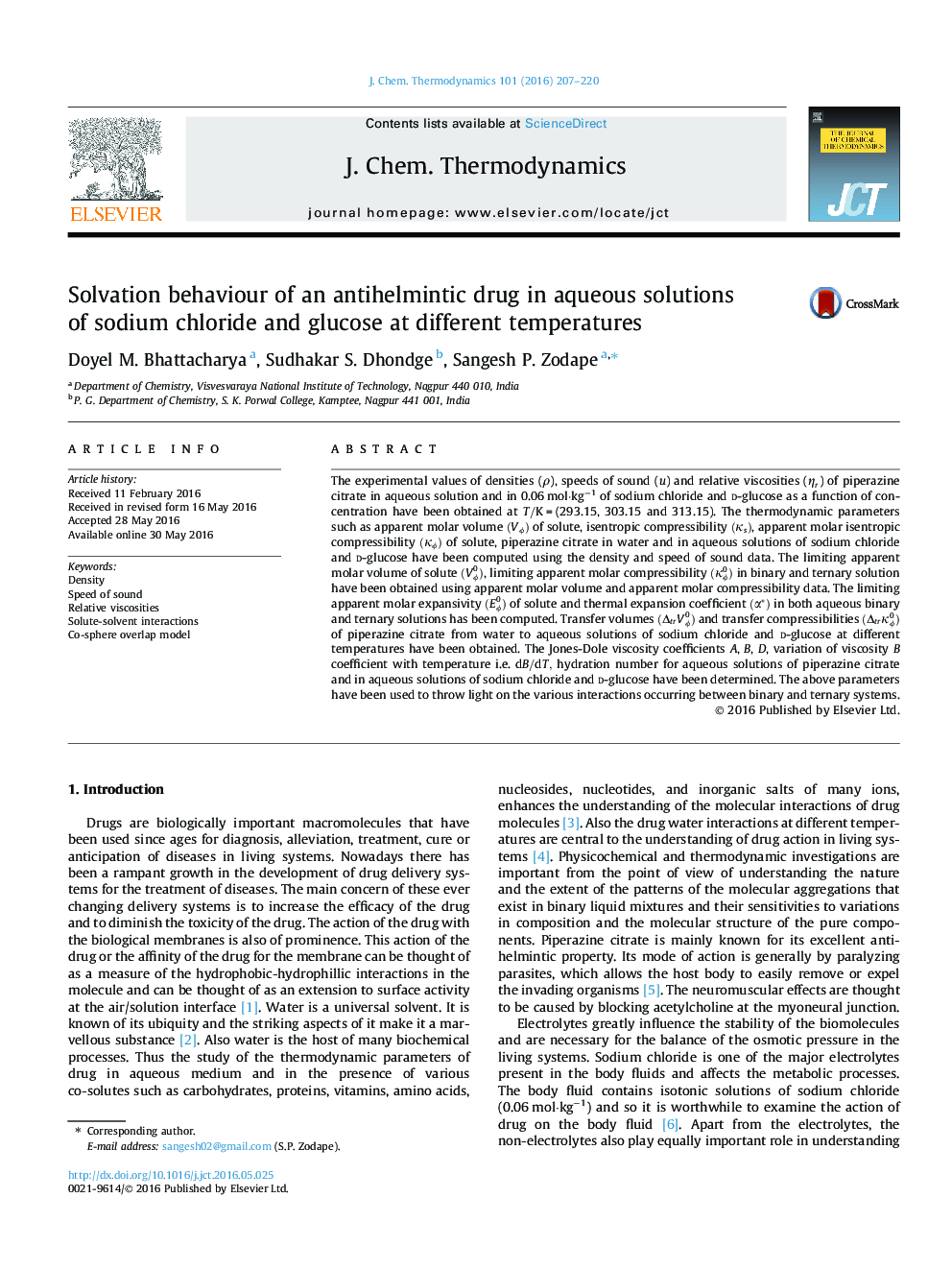 Solvation behaviour of an antihelmintic drug in aqueous solutions of sodium chloride and glucose at different temperatures