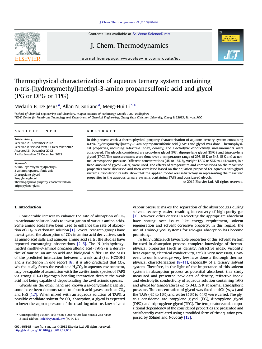 Thermophysical characterization of aqueous ternary system containing n-tris-[hydroxymethyl]methyl-3-amino propanesulfonic acid and glycol (PG or DPG or TPG)