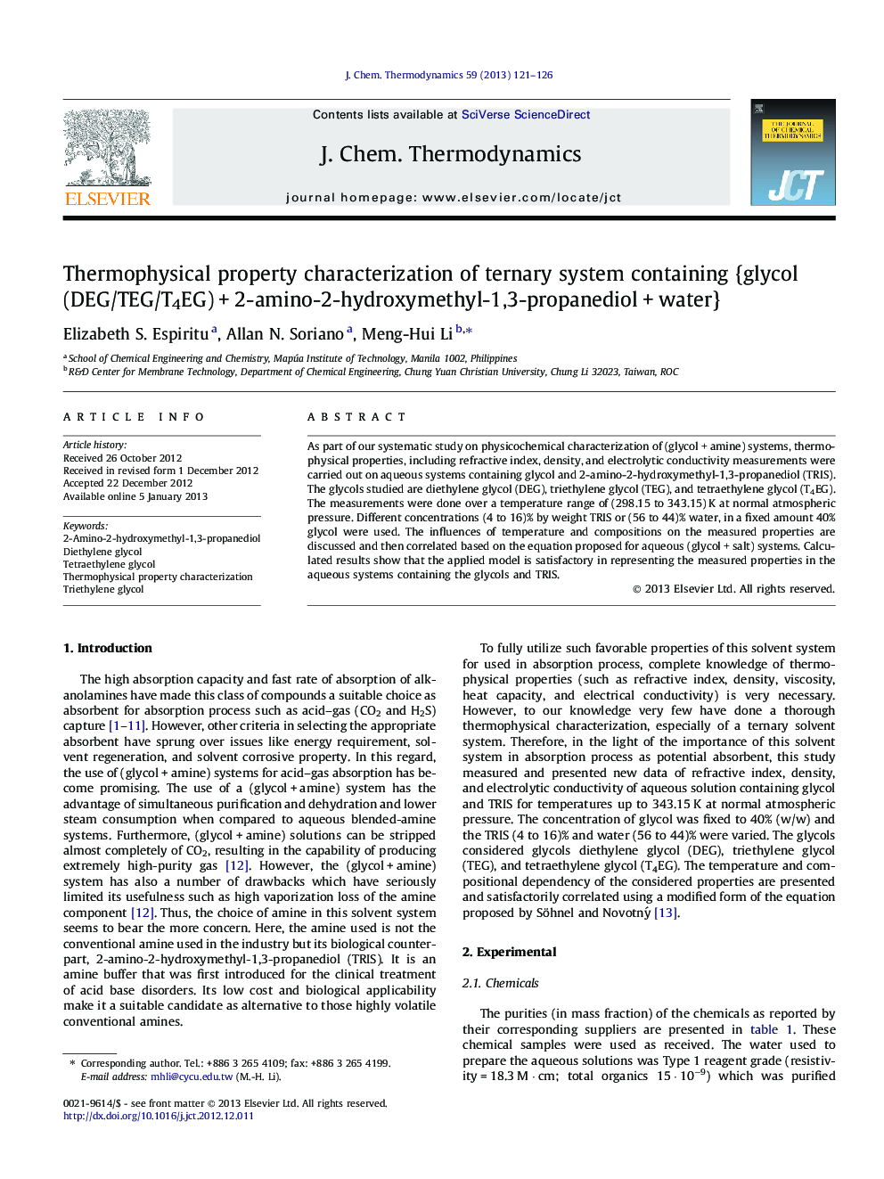 Thermophysical property characterization of ternary system containing {glycol (DEG/TEG/T4EG) + 2-amino-2-hydroxymethyl-1,3-propanediol + water}