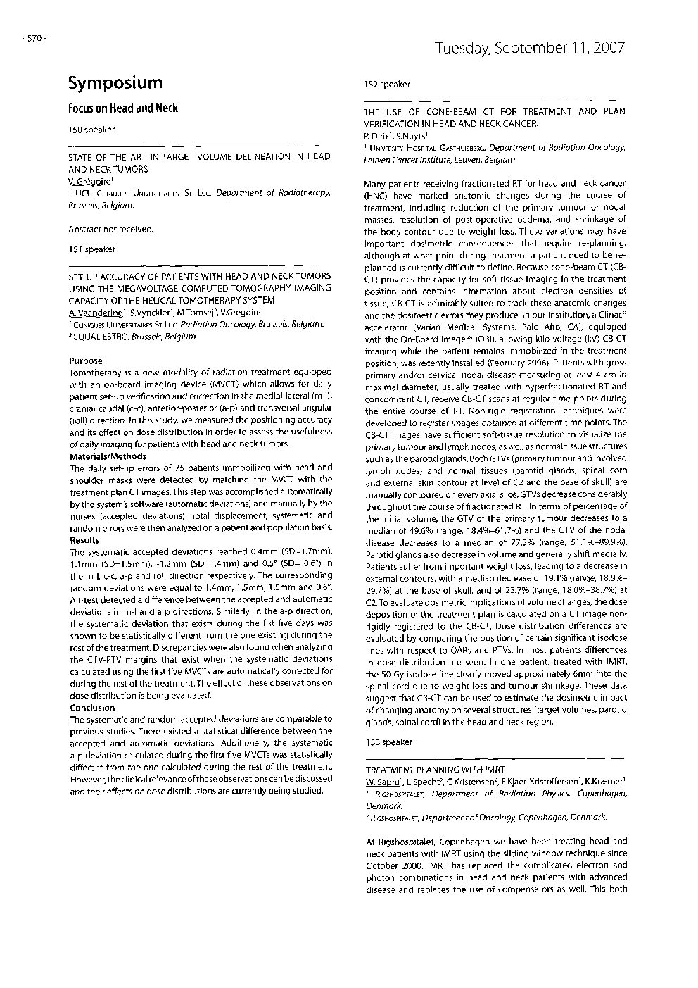 Symposium