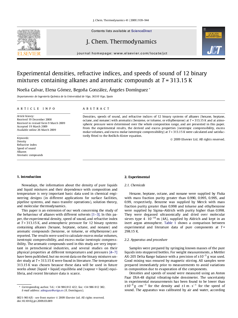 Experimental densities, refractive indices, and speeds of sound of 12 binary mixtures containing alkanes and aromatic compounds at T = 313.15 K