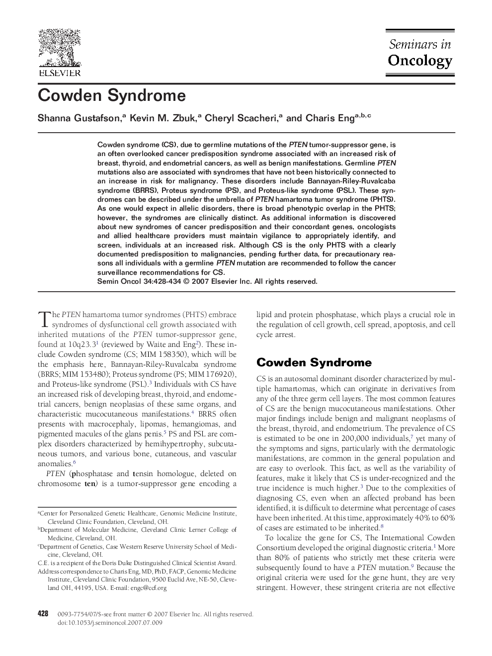 Cowden Syndrome