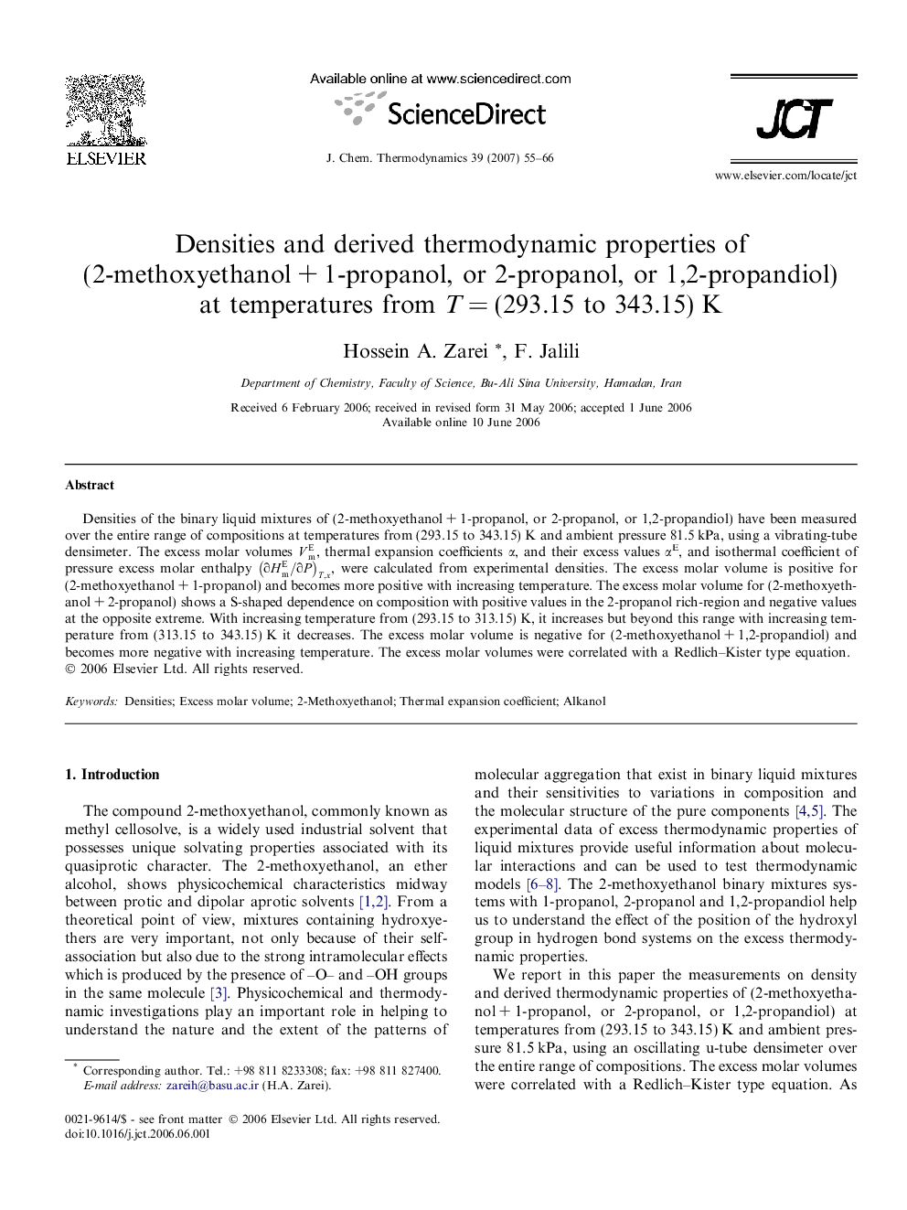 Densities and derived thermodynamic properties of (2-methoxyethanol + 1-propanol, or 2-propanol, or 1,2-propandiol) at temperatures from T = (293.15 to 343.15) K