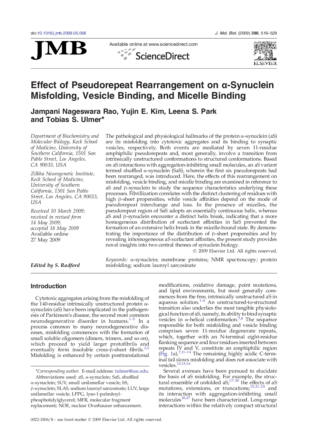 Effect of Pseudorepeat Rearrangement on α-Synuclein Misfolding, Vesicle Binding, and Micelle Binding