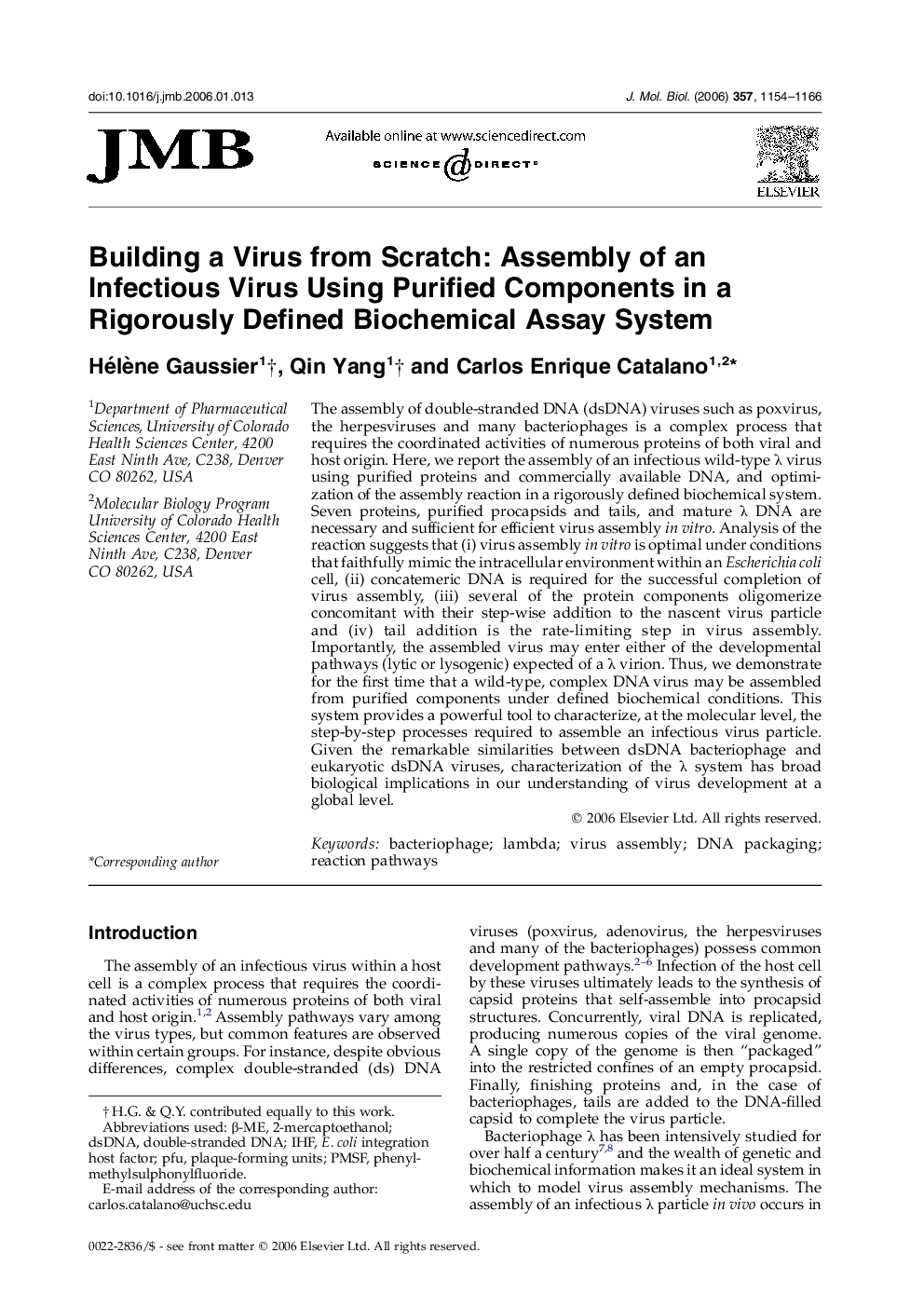 Building a Virus from Scratch: Assembly of an Infectious Virus Using Purified Components in a Rigorously Defined Biochemical Assay System