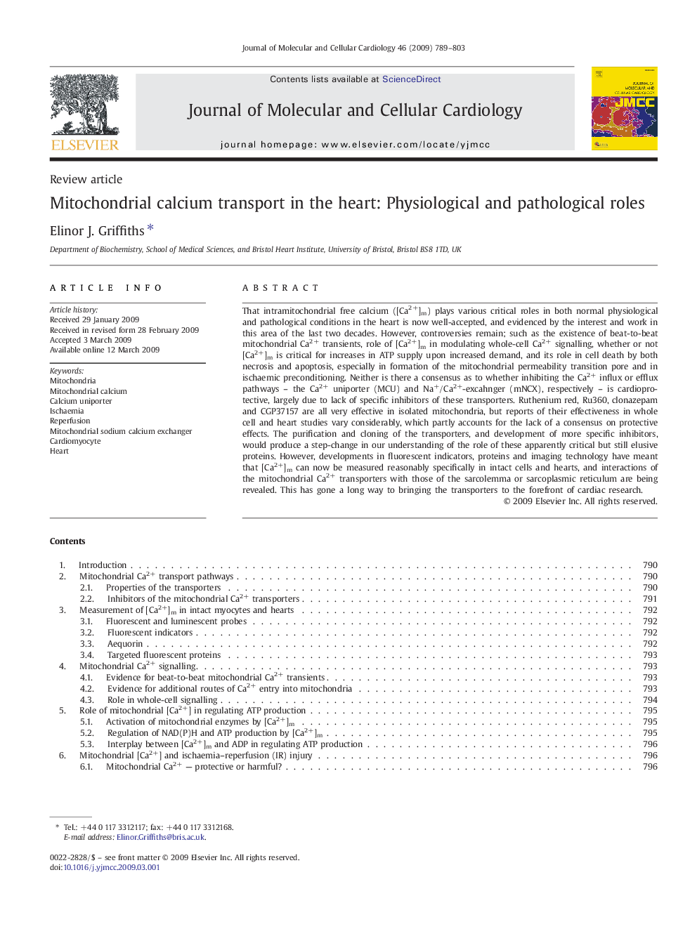 Mitochondrial calcium transport in the heart: Physiological and pathological roles