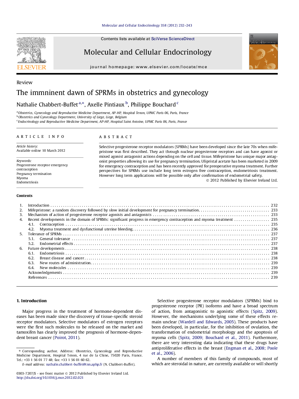 The immninent dawn of SPRMs in obstetrics and gynecology