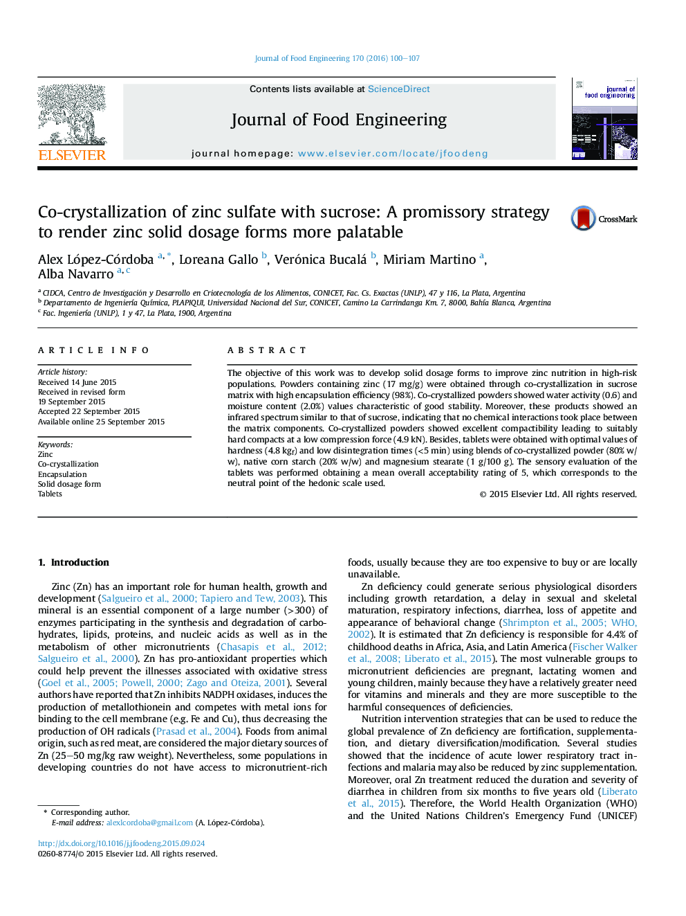 Co-crystallization of zinc sulfate with sucrose: A promissory strategy to render zinc solid dosage forms more palatable