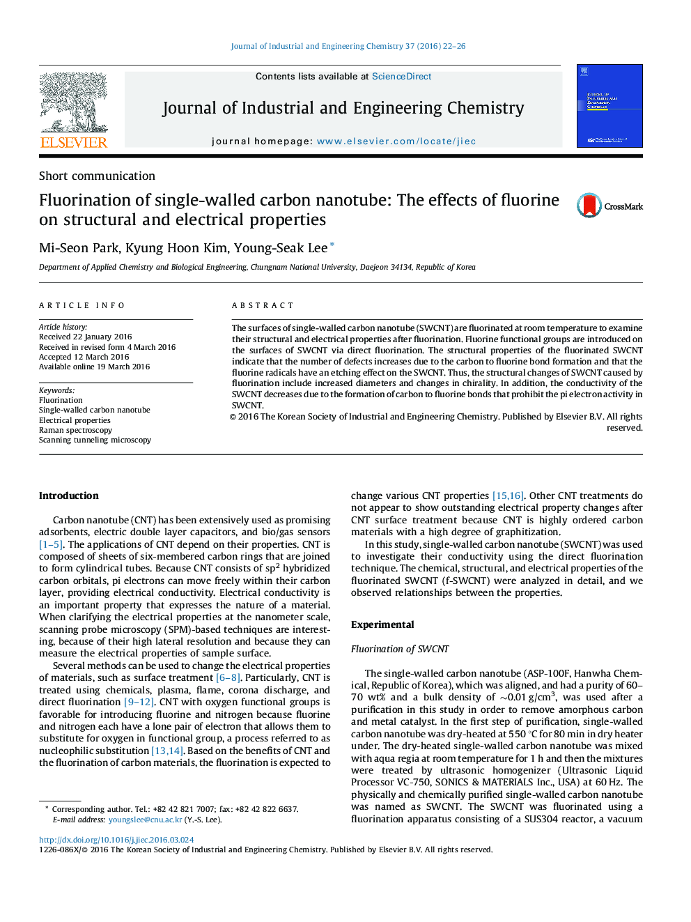 Fluorination of single-walled carbon nanotube: The effects of fluorine on structural and electrical properties