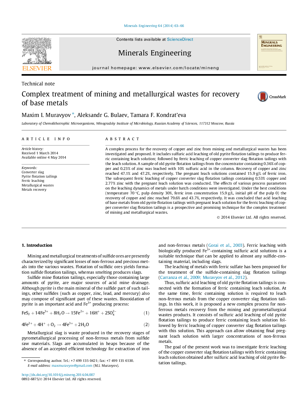 Complex treatment of mining and metallurgical wastes for recovery of base metals