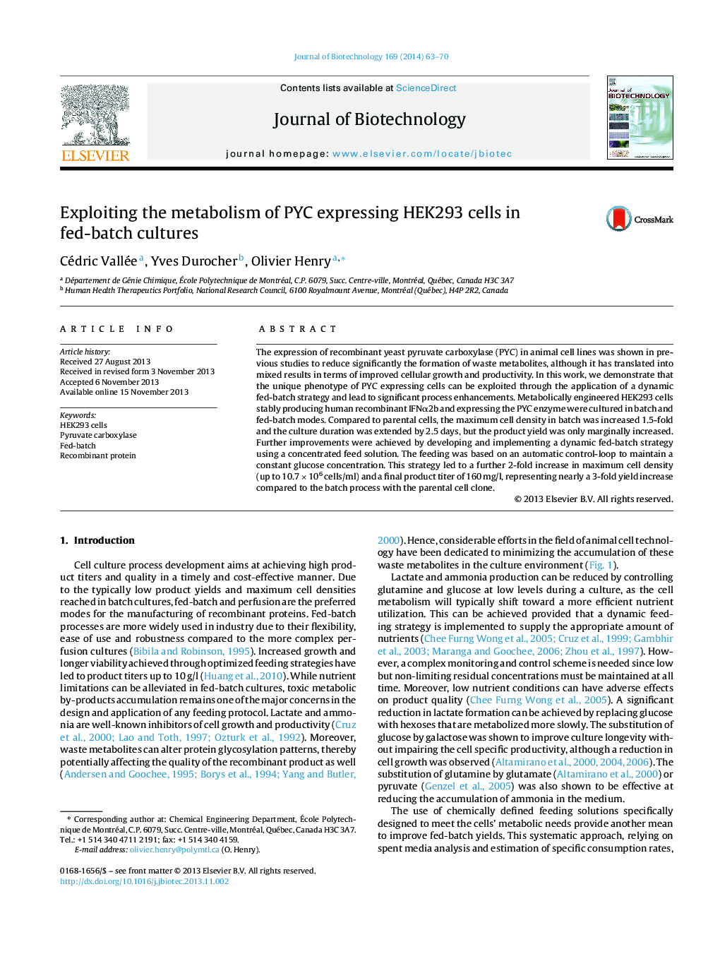 Exploiting the metabolism of PYC expressing HEK293 cells in fed-batch cultures