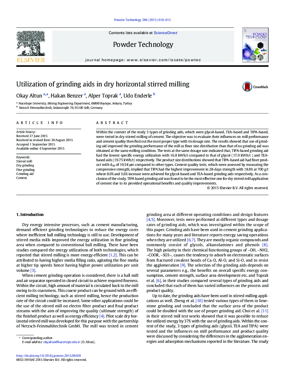 Utilization of grinding aids in dry horizontal stirred milling