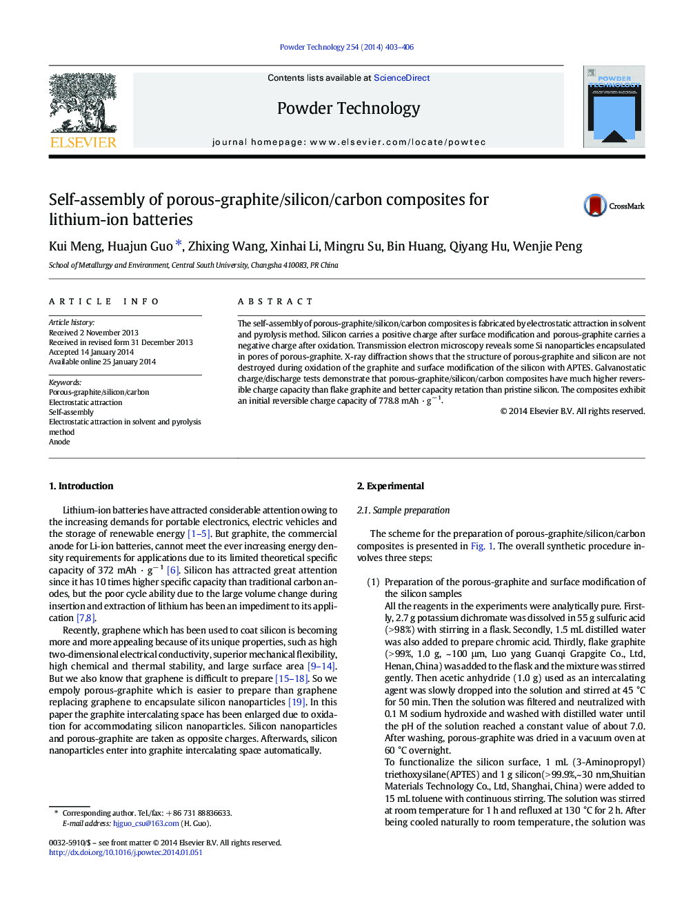 Self-assembly of porous-graphite/silicon/carbon composites for lithium-ion batteries