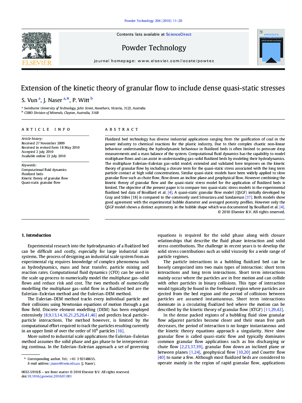 Extension of the kinetic theory of granular flow to include dense quasi-static stresses