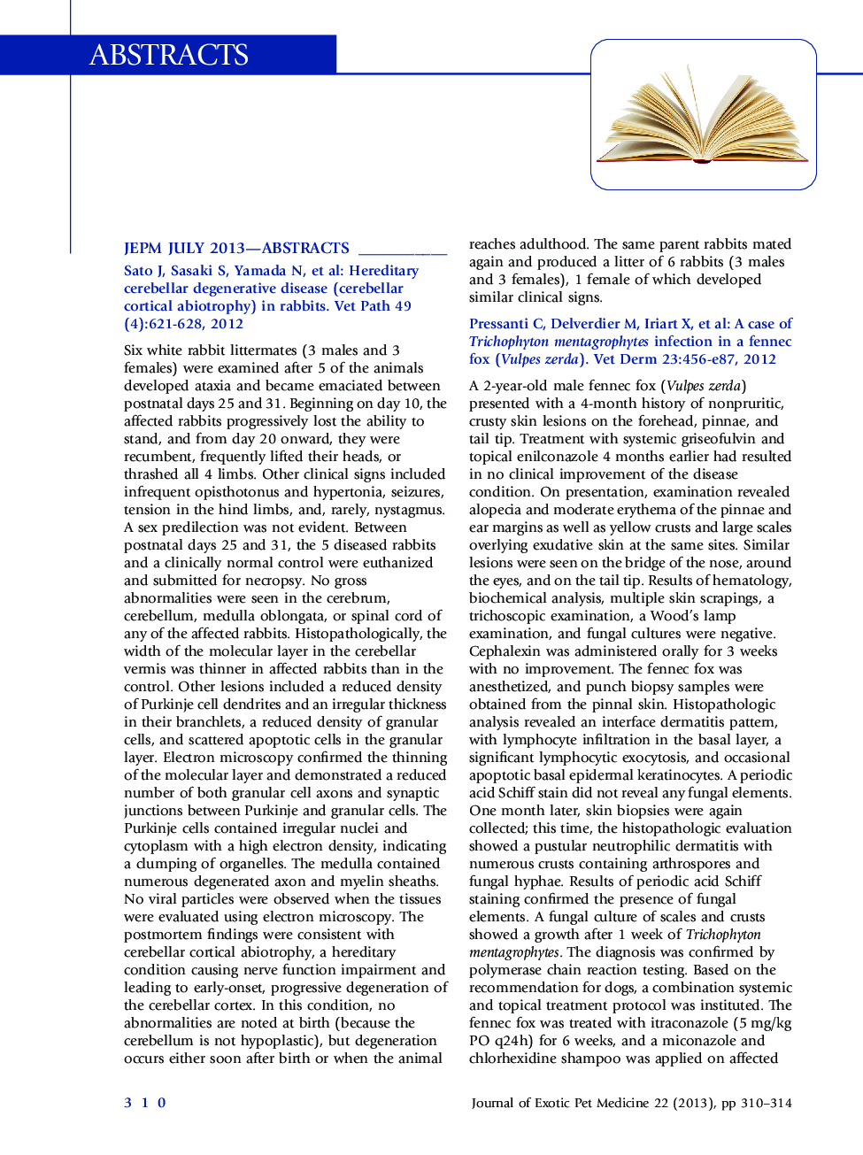 JEPM July 2013-Abstracts