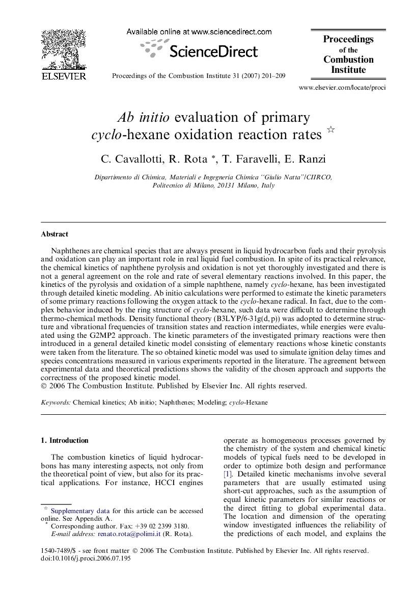 Ab initio evaluation of primary cyclo-hexane oxidation reaction rates 