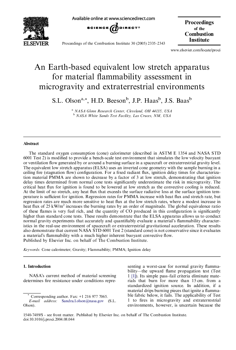 An Earth-based equivalent low stretch apparatus for material flammability assessment in microgravity and extraterrestrial environments