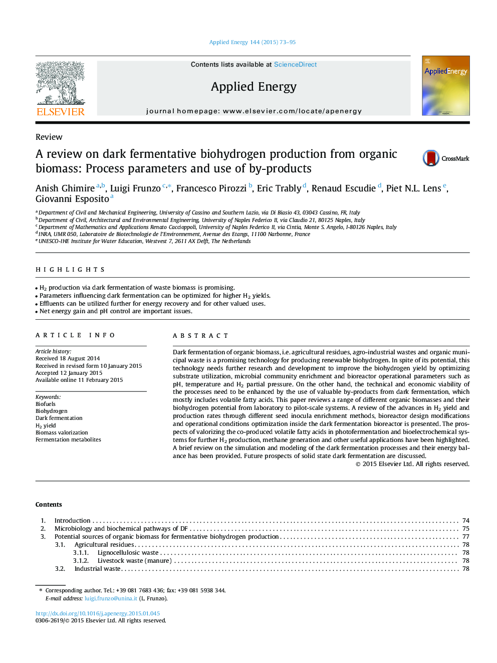 بررسی در تولید بیوشیمی از طریق بیوماس آلی: پارامترهای فرایند و استفاده از محصولات جانبی 