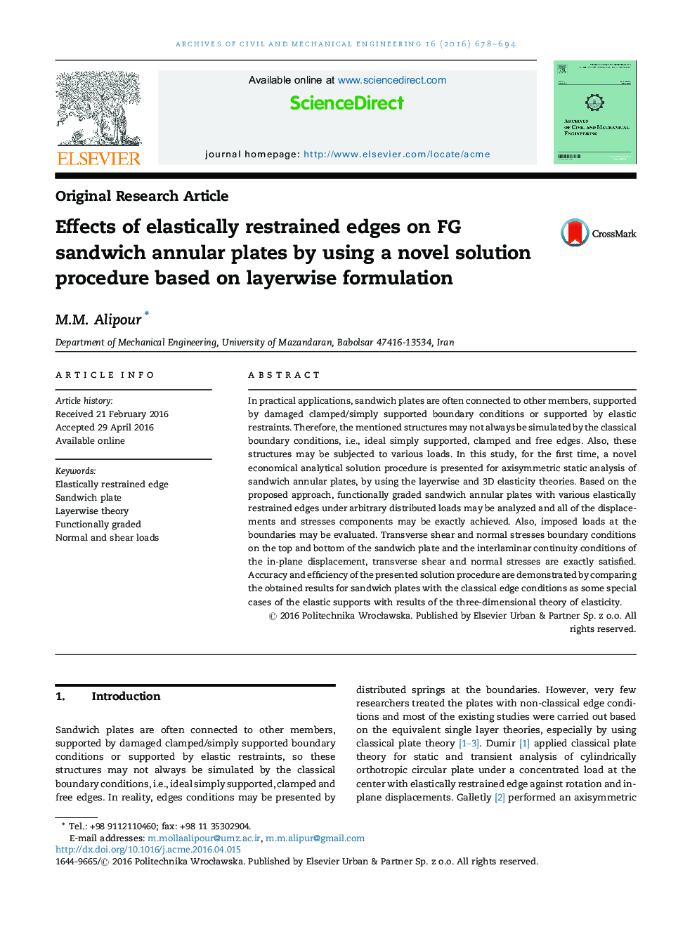 Effects of elastically restrained edges on FG sandwich annular plates by using a novel solution procedure based on layerwise formulation