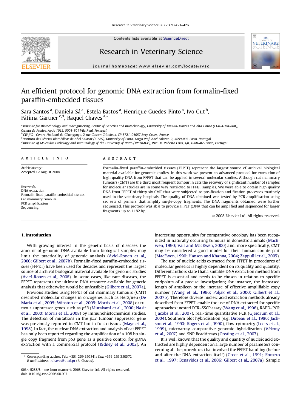 An efficient protocol for genomic DNA extraction from formalin-fixed paraffin-embedded tissues