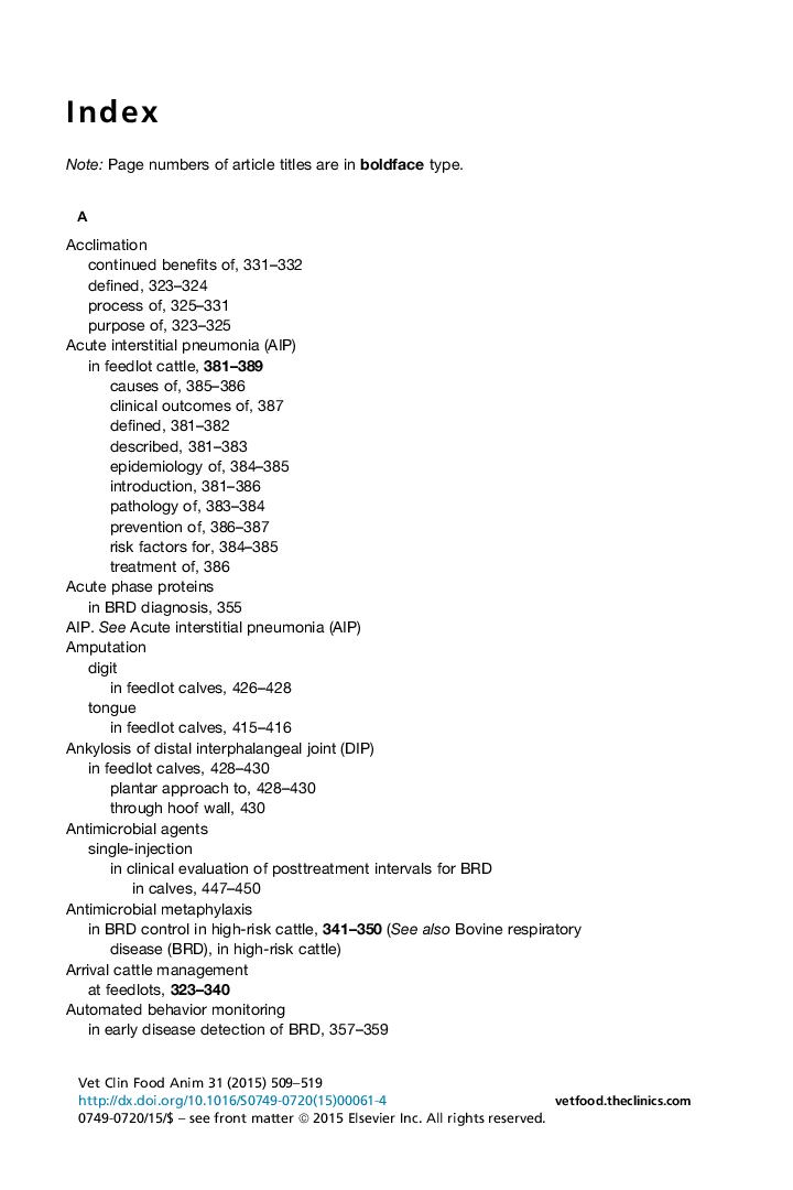 عکس صفحه اول مقاله: Index Index