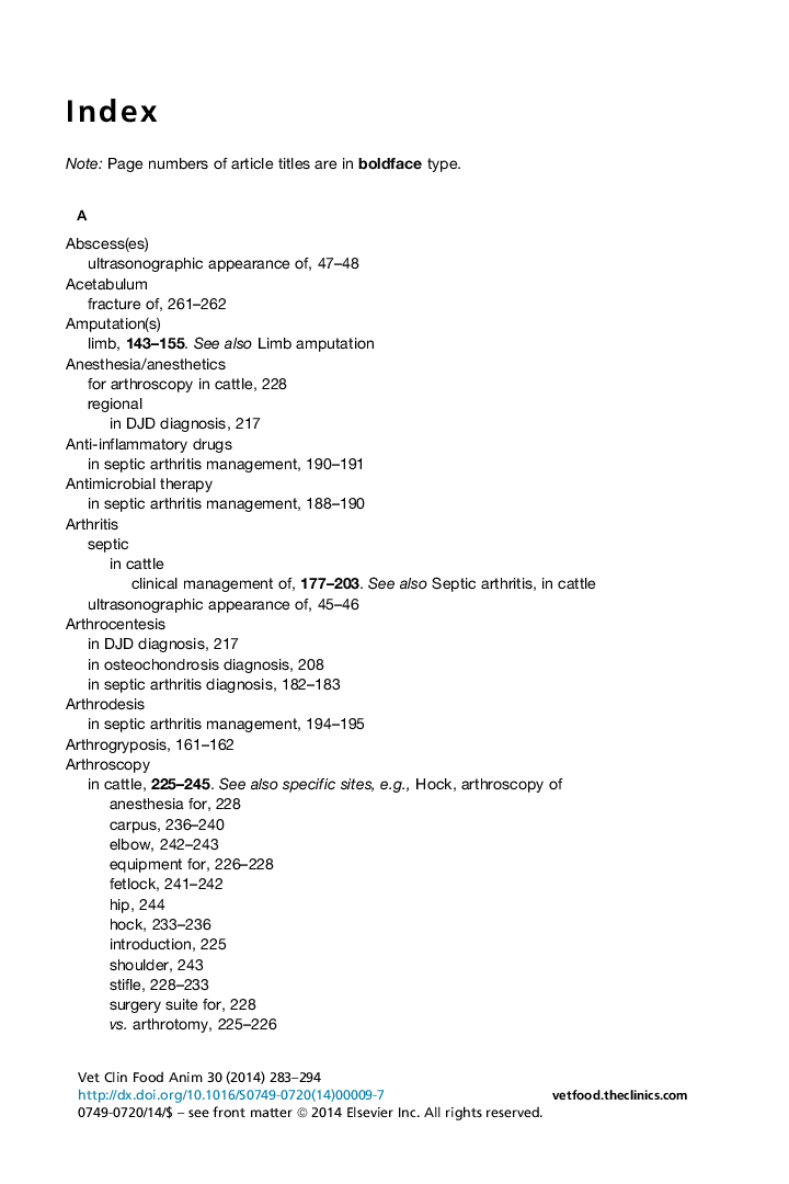 عکس صفحه اول مقاله: Index Index