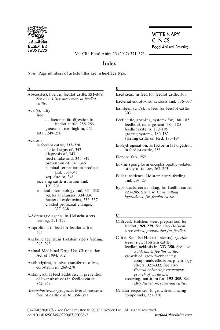 Index