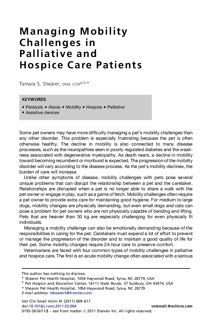 Managing Mobility Challenges in Palliative and Hospice Care Patients